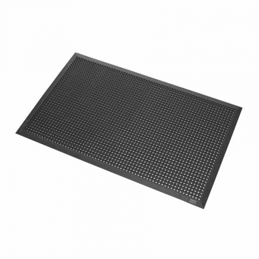 Anti-slip mats Rubber entrance mats with small holes - 45.28 - 599B OCTO FLEX BEVELLED