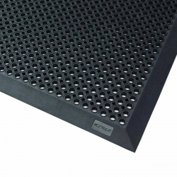 Anti-slip mats Rubber entrance mats with small holes - 45.28 - 599B OCTO FLEX BEVELLED