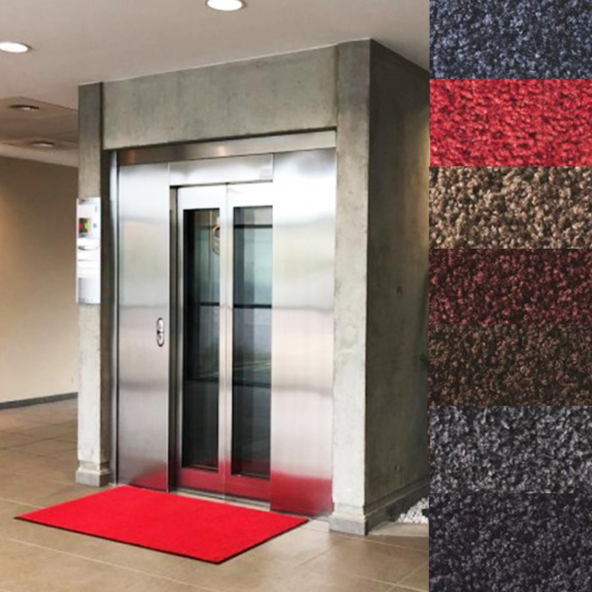 Absorbent mats Entrance matting in one color - 29 - Prisma