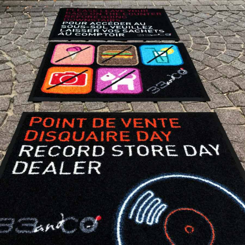 Customized entrance mats Tapis logo fibres tuftées - 0 - NEOLOGO