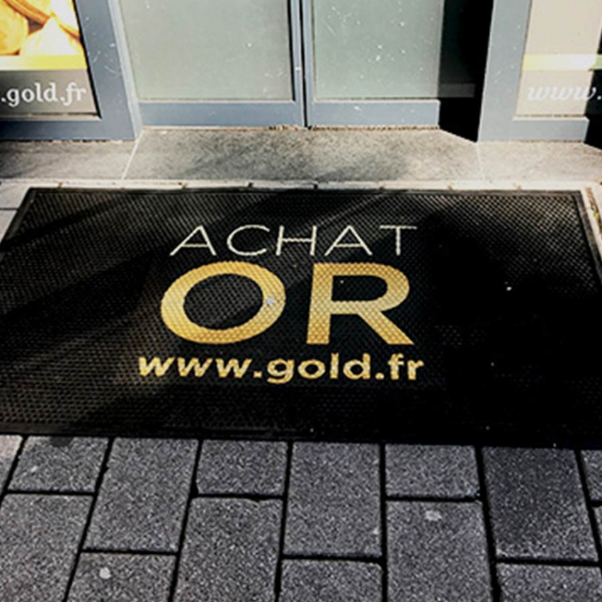 Customized entrance mats Tapis logo extérieur caoutchouc - 258 - 