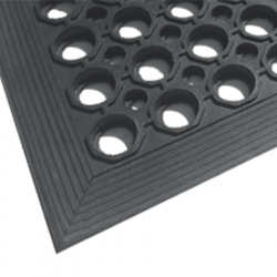 Anti-fatigue grating with non-slip surface