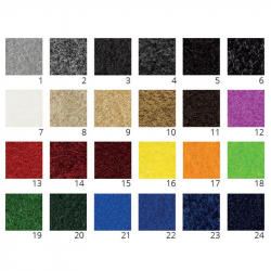 Customizable synthetic coco mat