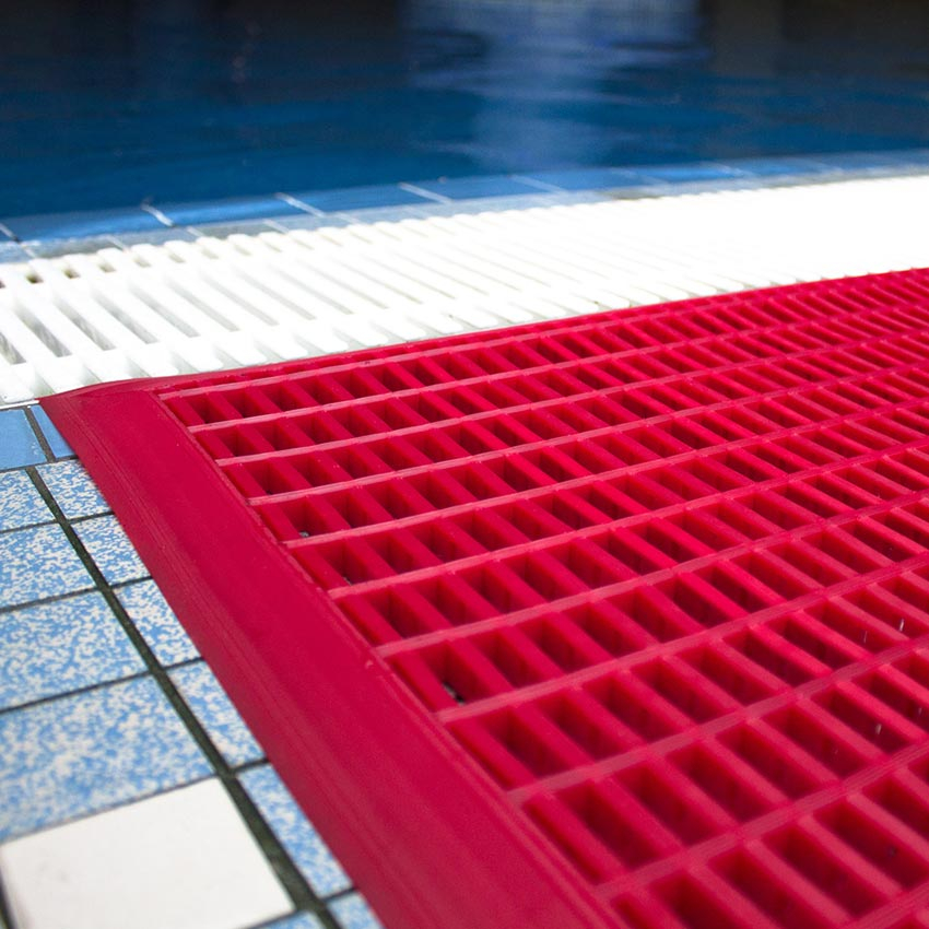 Hygienic gratings Standard pool mats - 169.725 - Leisure Mat