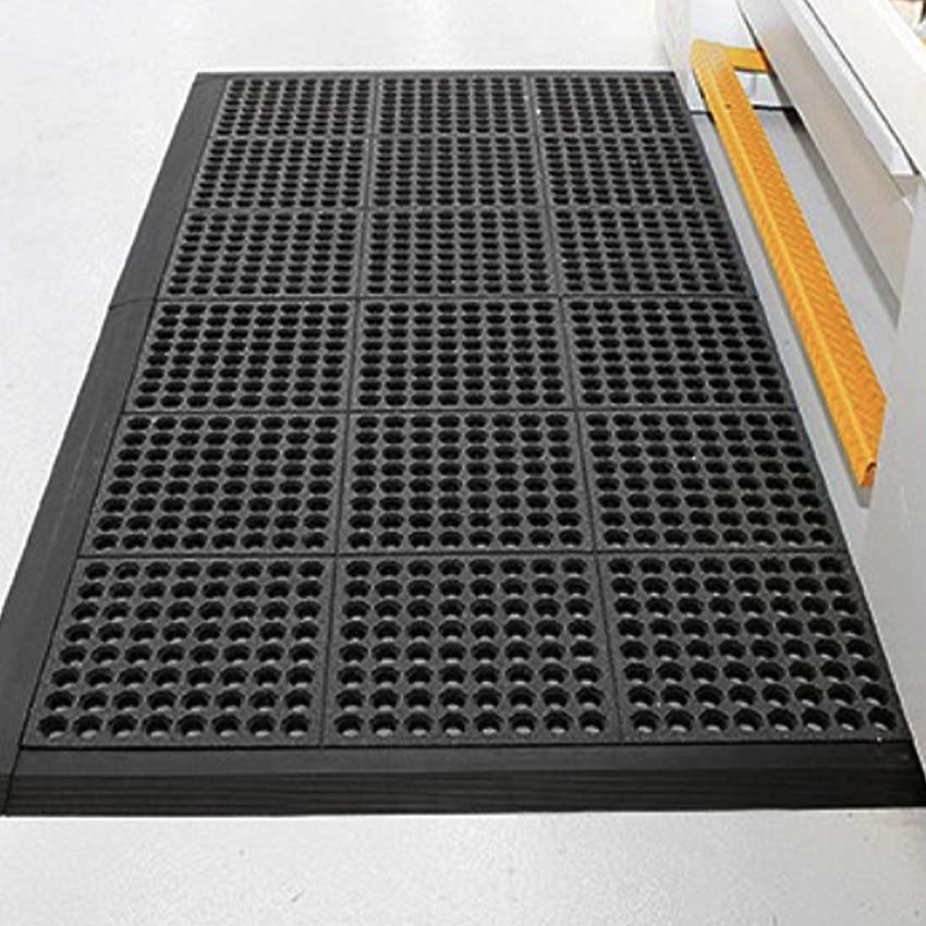 Anti-fatigue mats Nitrile tiles for oily environments - 105 - FATIGUESTEPGRITTOP