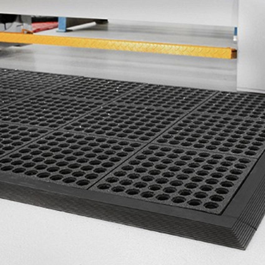 Anti-fatigue mats Nitrile tiles for oily environments - 105 - FATIGUESTEPGRITTOP