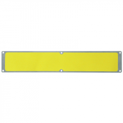 Aluminium plate with anti-slip surface - Marking strips