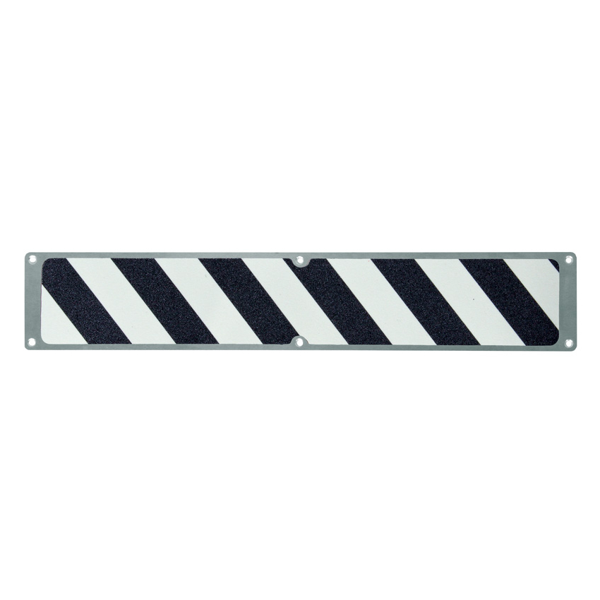 Aluminium plate with anti-slip surface - Marking strips