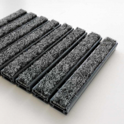 Aluminum matting Entrance matting aluminum look velvet - 0 - Plastik-17-velluto