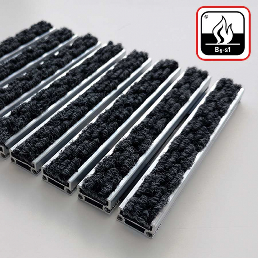 Aluminum matting Entrance system fire rated aluminum matting - 0 - plate-17-aran