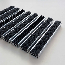 Aluminum mat Double action aluminum structure - 0 - plate-17-misto-spazzola