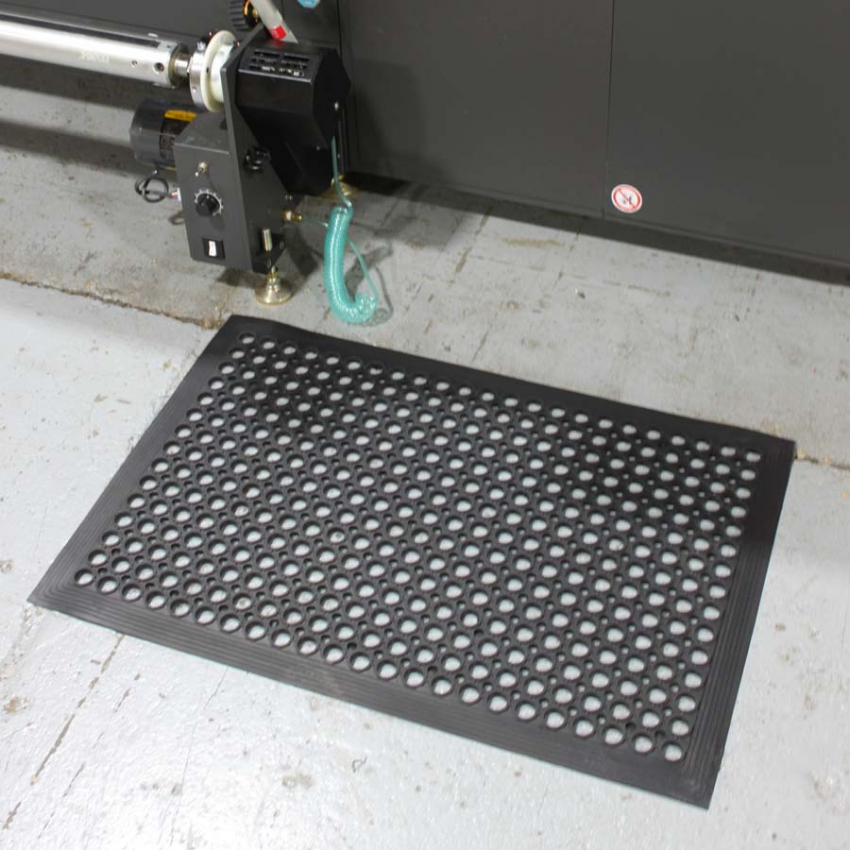 Anti-fatigue mat Ergonomic draining mat - 459.8 - Industry