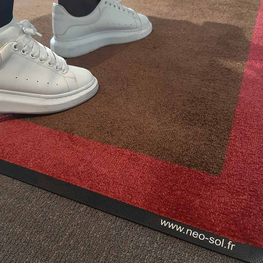 Customized entrance mats Tapis logo fibres recyclées - 94.8 - COLORSTAR