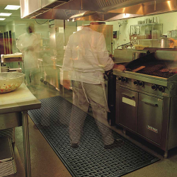 Anti-fatigue mat for the food industry