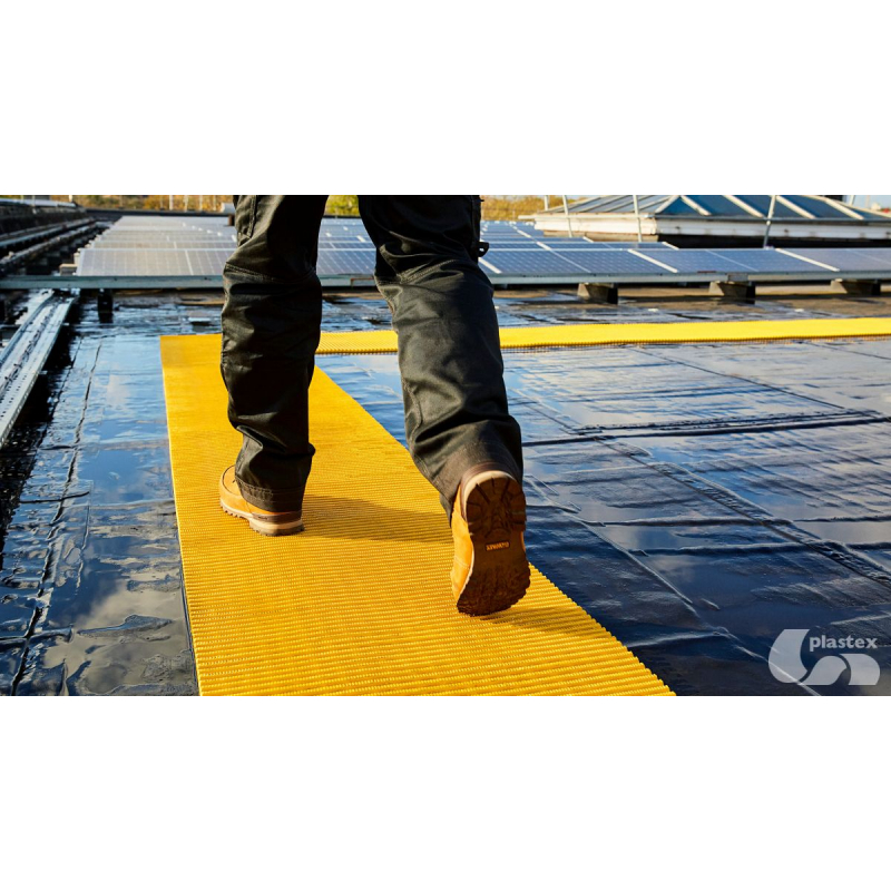 Anti-fatigue and industrial safety mats Tapis chemin antidérapant toit plat - 1218 - CROSSGRIP 20/20