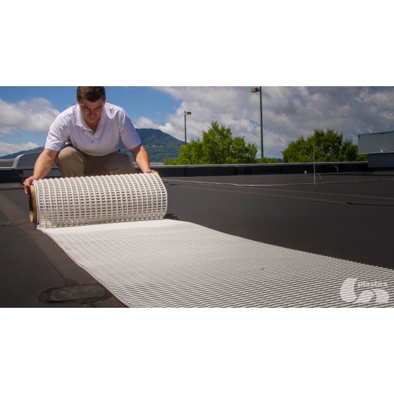 Anti-fatigue and industrial safety mats Tapis antidérapant protection toit plat - 1378.8 - CROSSGRIP TPO
