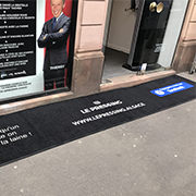 Logo entrance matting | Le Pressing Strasbourg