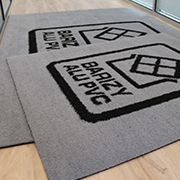 Custom outdoor logo mats