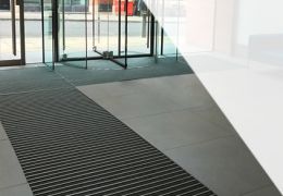 Professional aluminum mats for enhanced cleanliness in ERP areas